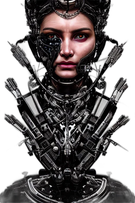 robot, cyberpunk, concept art, comic book art transparent PNG cut-out