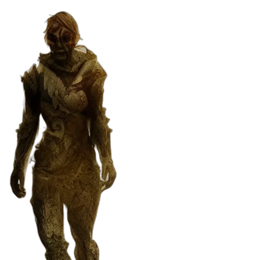 creature, mask, staff, face transparent PNG cut-out