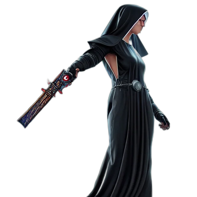 weapon, sword, staff, dress transparent PNG cut-out