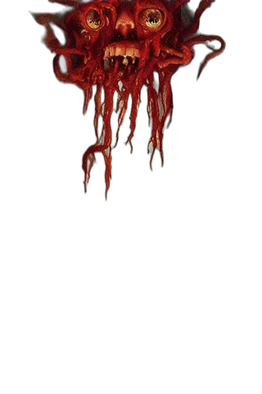 creature, staff, face, hair transparent PNG cut-out
