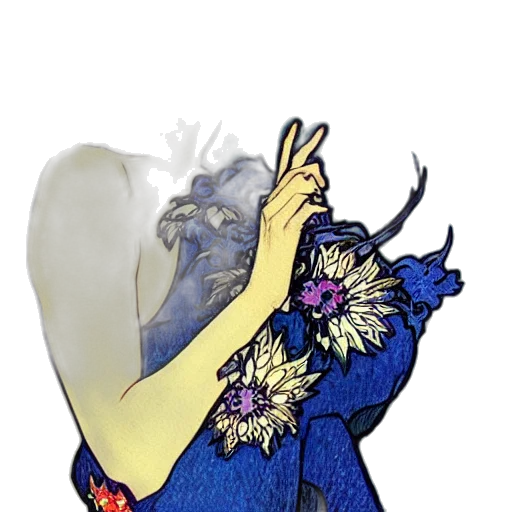 mask, dress, flower, crown transparent PNG cut-out
