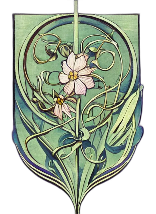 flower, crown, jewelry, staff transparent PNG cut-out