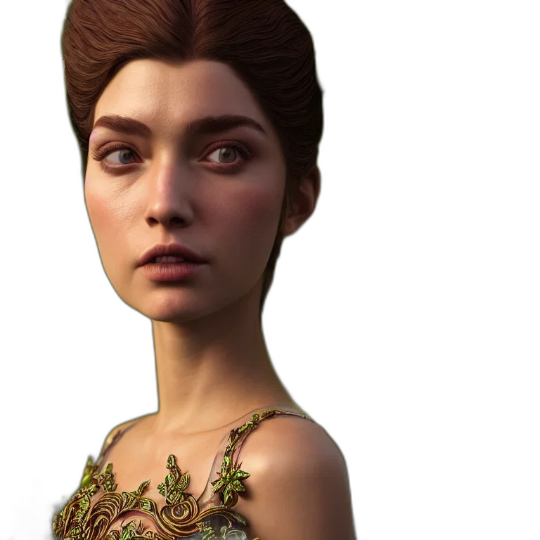 crown, face, dress, jewelry transparent PNG cut-out