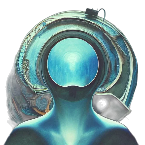 mask, robot, face, hair transparent PNG cut-out