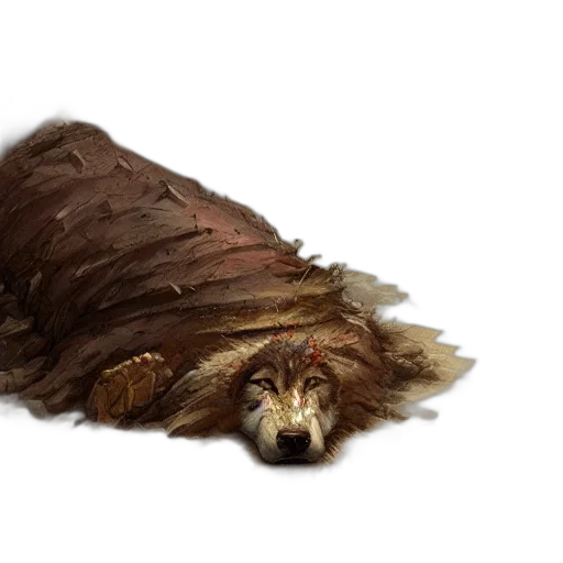 animal, hair, creature, staff transparent PNG cut-out