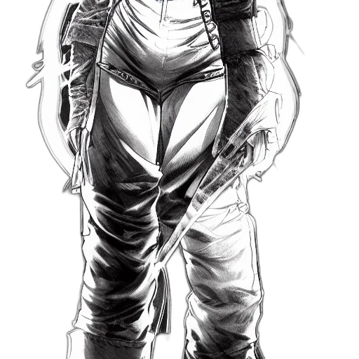 staff, jacket, robot, weapon transparent PNG cut-out