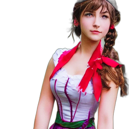 dress, face, crown, photorealistic transparent PNG cut-out