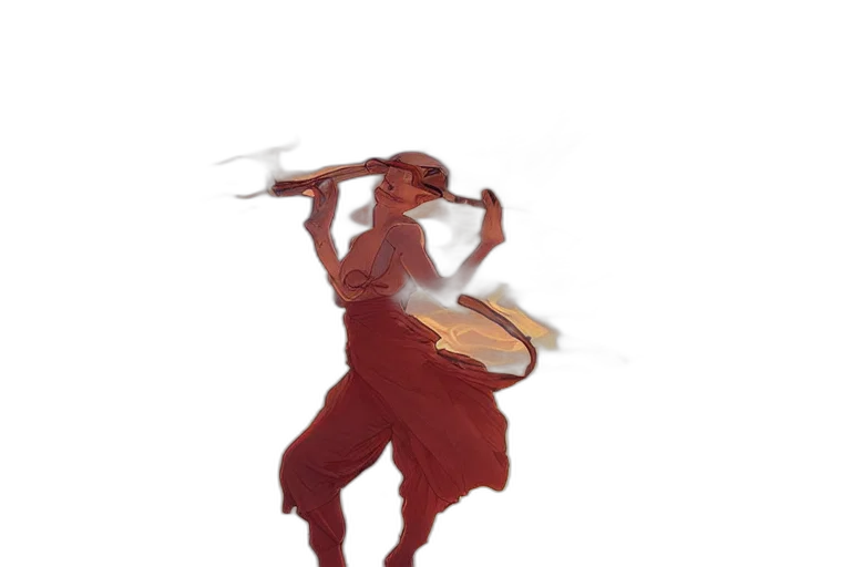 weapon, sword, dragon, staff transparent PNG cut-out