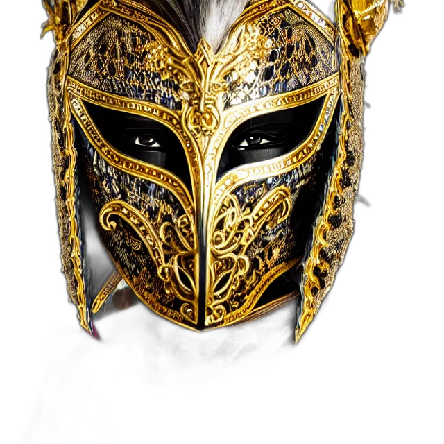 mask, jewelry, crown, fantasy art transparent PNG cut-out