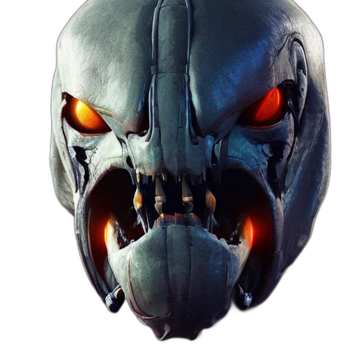 mask, robot, face, creature transparent PNG cut-out