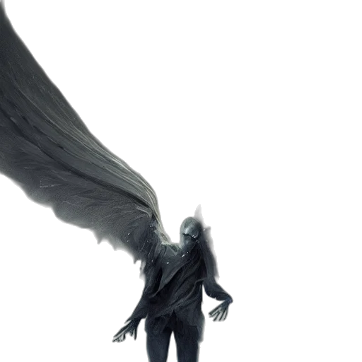 creature, mask, dragon, staff transparent PNG cut-out