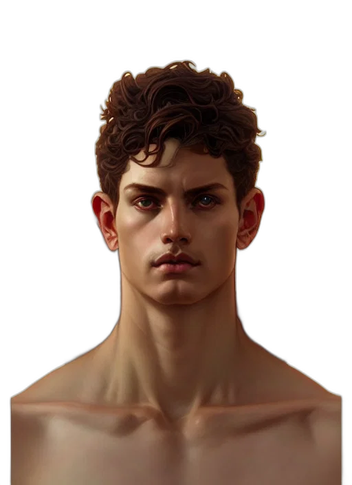face, hair, creature, crown transparent PNG cut-out