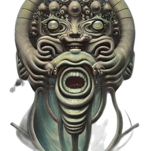 mask, face, creature, robot transparent PNG cut-out