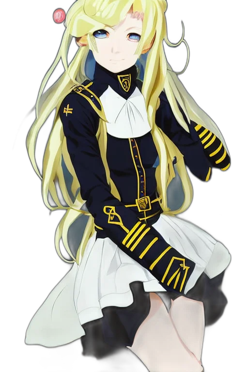 staff, dress, crown, anime transparent PNG cut-out