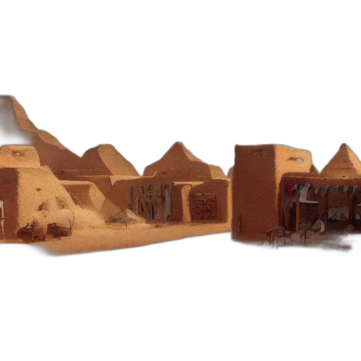 building, concept art, 3d render, photorealistic transparent PNG cut-out