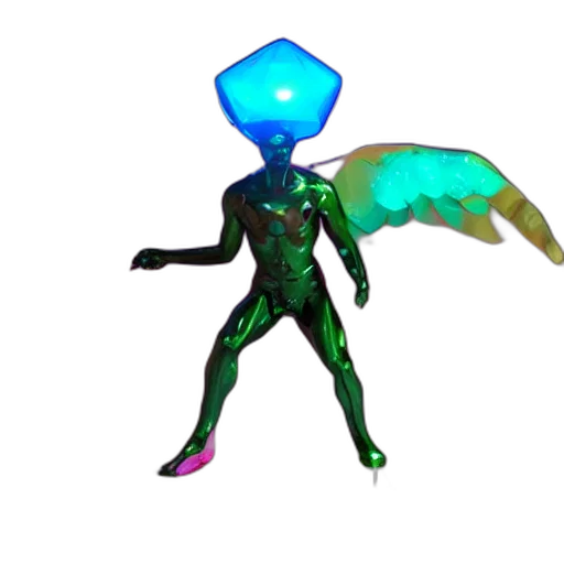 robot, creature, staff, animal transparent PNG cut-out