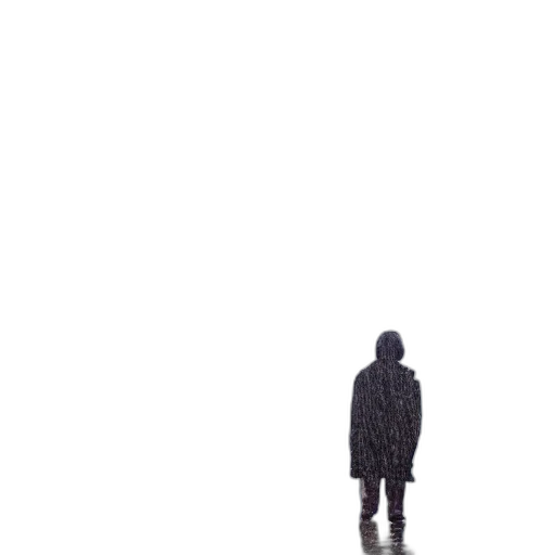 jacket, robot, umbrella, creature transparent PNG cut-out