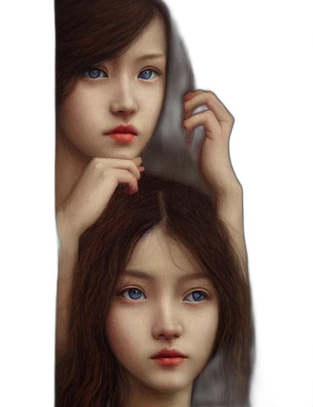 hair, face, mask, jewelry transparent PNG cut-out