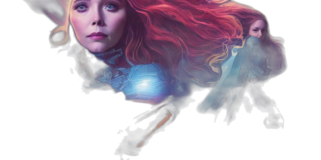 face, hair, comic book art, concept art transparent PNG cut-out