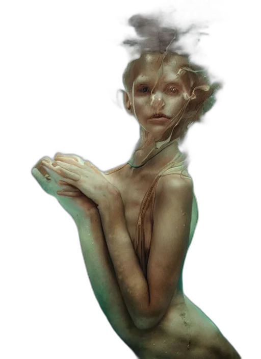 creature, face, dress, mask transparent PNG cut-out