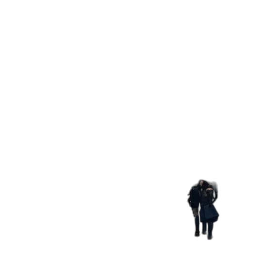 jacket, staff, umbrella, robot transparent PNG cut-out