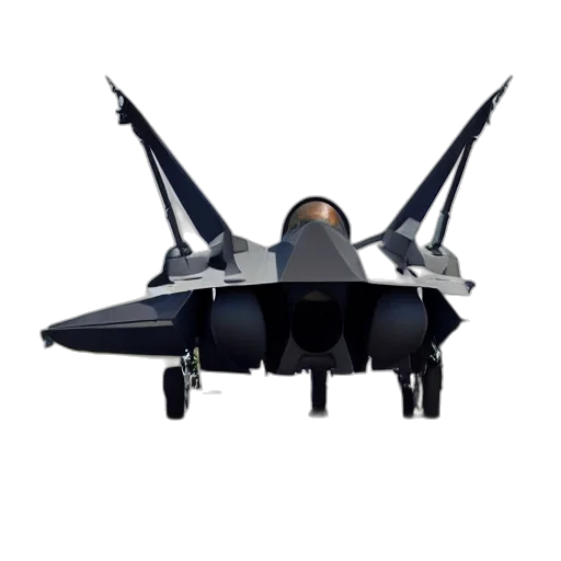 3d render, concept art, fighter, jet transparent PNG cut-out