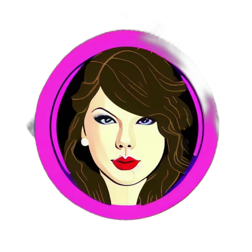jewelry, face, cartoon, photorealistic transparent PNG cut-out