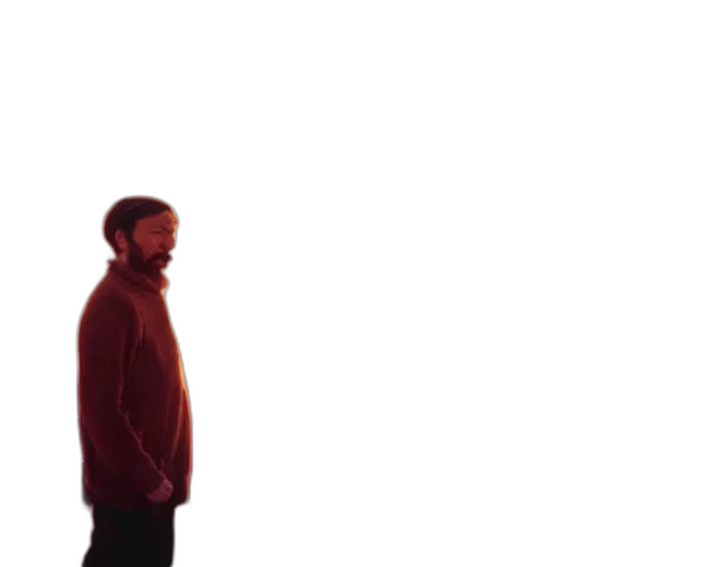 jacket, staff, face, robot transparent PNG cut-out
