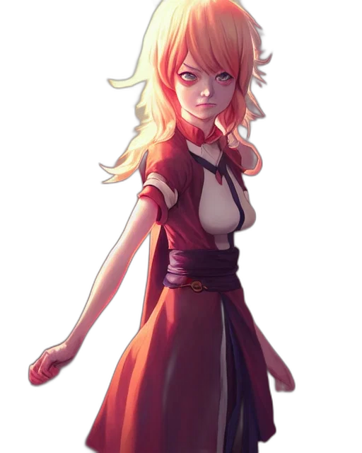 dress, staff, weapon, concept art transparent PNG cut-out