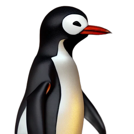 animal, staff, creature, 3d render transparent PNG cut-out
