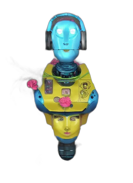 robot, mask, face, staff transparent PNG cut-out