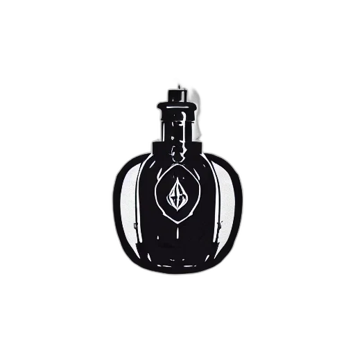bottle, magic, potion, iconography transparent PNG cut-out