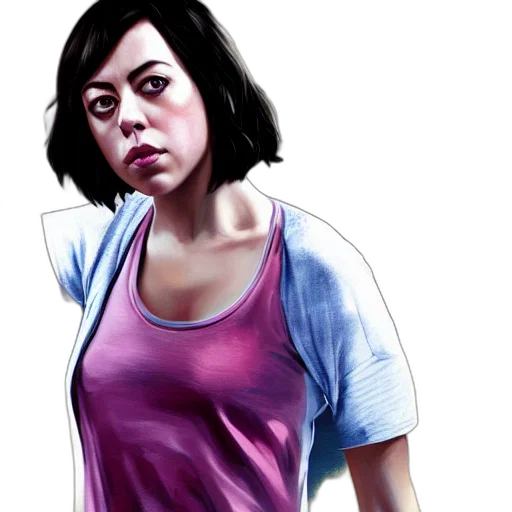 face, concept art, photorealistic, comic book art transparent PNG cut-out