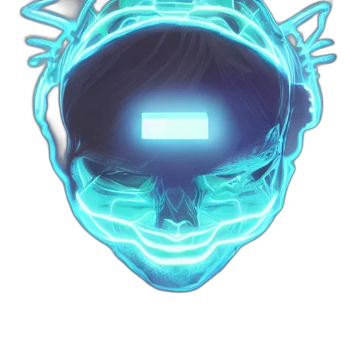 mask, crown, face, robot transparent PNG cut-out