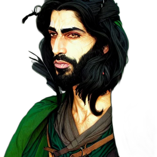 dragon, face, staff, fantasy art transparent PNG cut-out
