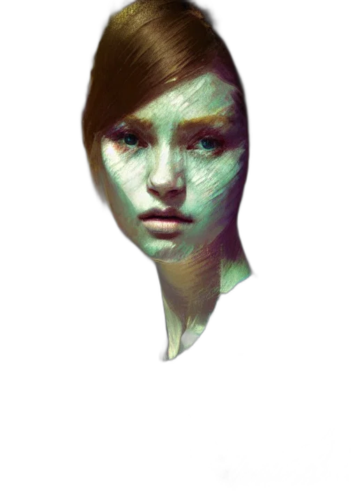 face, mask, robot, creature transparent PNG cut-out