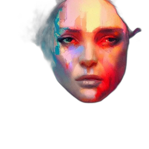 face, mask, crown, robot transparent PNG cut-out