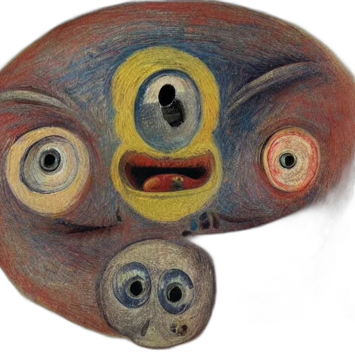 mask, face, creature, staff transparent PNG cut-out