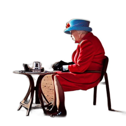 dress, hat, furniture, staff transparent PNG cut-out