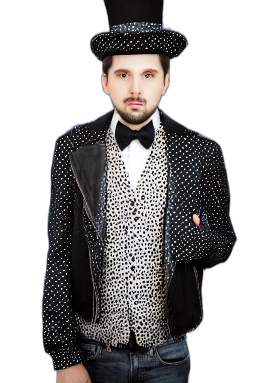 jacket, staff, photorealistic, pixel art transparent PNG cut-out