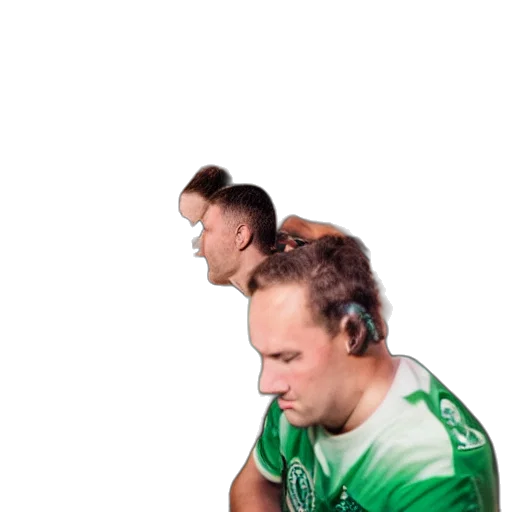 hair, staff, face, creature transparent PNG cut-out