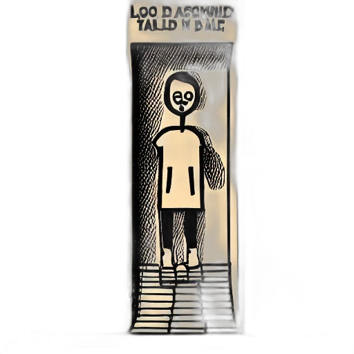 bottle, staff, robot, cartoon transparent PNG cut-out
