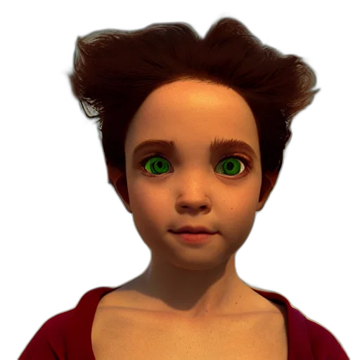 face, robot, hair, creature transparent PNG cut-out