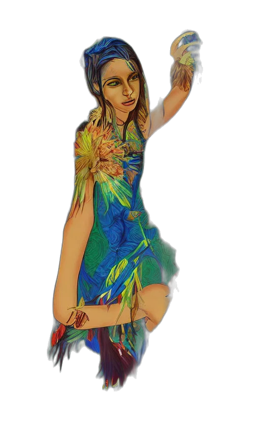 dress, fantasy art, photorealistic, concept art transparent PNG cut-out
