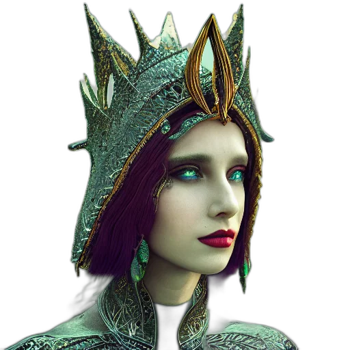 crown, hat, jewelry, face transparent PNG cut-out
