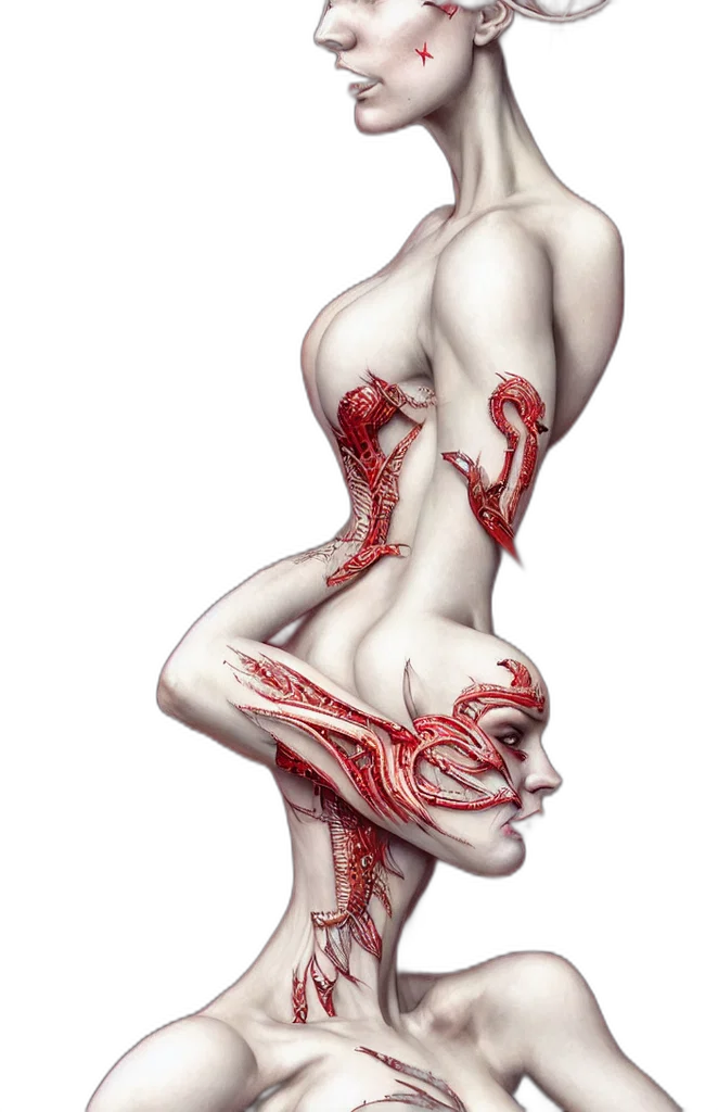 creature, jewelry, dress, face transparent PNG cut-out