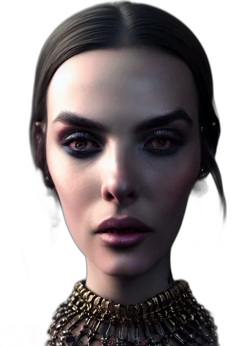 face, jewelry, staff, concept art transparent PNG cut-out