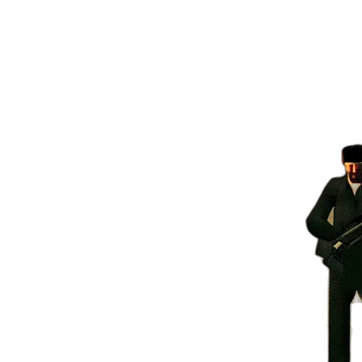 staff, hat, jacket, umbrella transparent PNG cut-out