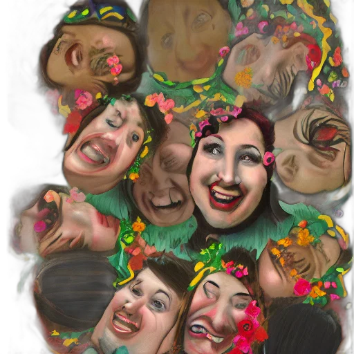 face, mask, crown, jewelry transparent PNG cut-out