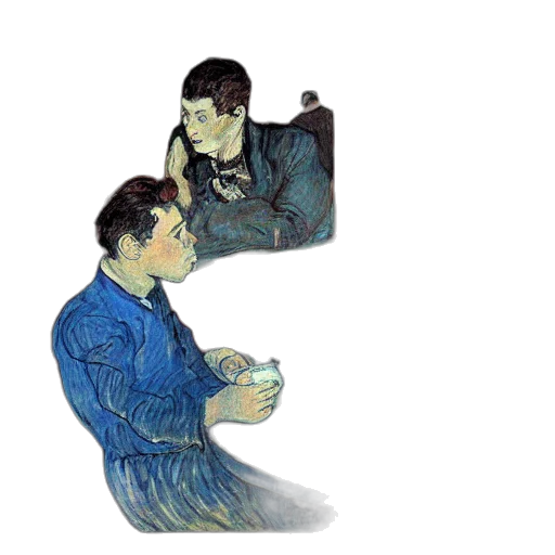 jacket, staff, umbrella, face transparent PNG cut-out